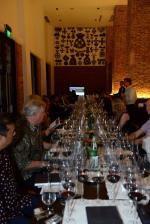 <br />Guests listening attentively to Jerry Comfort from Beringer wines