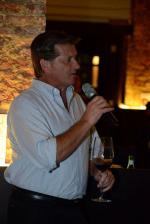 <br />Jerry Comfort sharing with the audience about the quality of Beringer wines