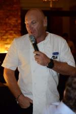 <br />Chef Matt Moran addressing the guests about the dinner menu