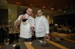 <br />Chefs Rodrigo de la Calle and Scott Webster