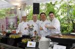<br />Chefs Kenny Kong, David Senia, Edmund Toh and Philipp Henkes