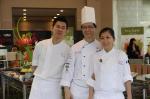 <br />Chefs Ben Goh, Kenny Kong and Nicole Wong