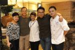 <br />Chefs Susur Lee, Forest & Sam Leong, and friends