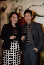 <br />Gerthrine Cheo and Frank Chen smiling for the camera