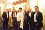 <br />(From left to right) Olivier Bendel, Christophe Brunet, Paolo di Marchi, Chef Gabriele Ferron, Chef Kentaro Torii, Lorenzo Steiger, Paolo Randone, and Bruno Menard.