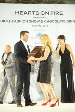 <br />A bottle of Bottega was presented to Grainne Sheedy of Miele