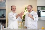 <br />Chefs Corrado Assenza and Lino Sauro