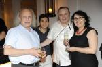 <br />Leonardo G. Noto of Magma wines with Chef David Senia and friends