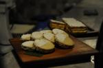<br />Alfajores: dulce de leche sandwiched between shortbread cookie