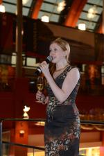 <br />64th German Wine Queen Julia Bertram sharing about her travelling experiences