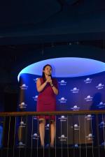 <br />Citibank representative Jacquelyn Tan giving a speech to the crowd