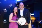 <br />Mr Peter Knipp presenting a token of appreciation to the official presenting partner of World Gourmet Summit 2013