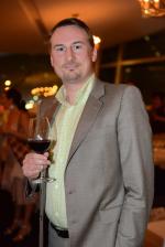<br />Andreas Wadensten appreciating fine wine