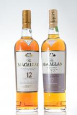 <br />The Macallan 12 & 17 year single malt Scotch whisky