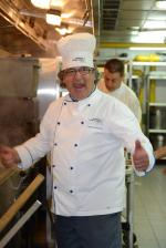 <br />Chef Gabriele Ferron posing for the camera