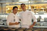 <br />Chefs Eric Tan and Michael Muller