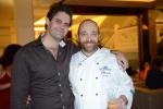 <br />Chefs Damien Le Bihan and Lino Sauro