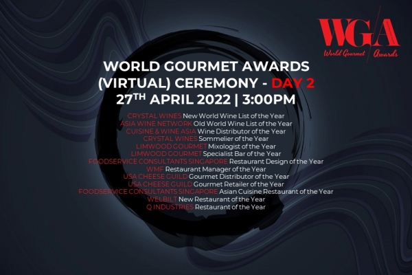 World Gourmet Awards (Virtual) Ceremony - Day 2